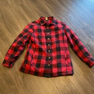 Duluth trading women’s Buffalo plaid jacket, size small